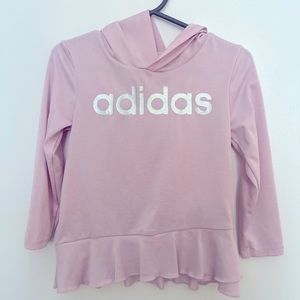 Lilac Toddler Adidas hoodie